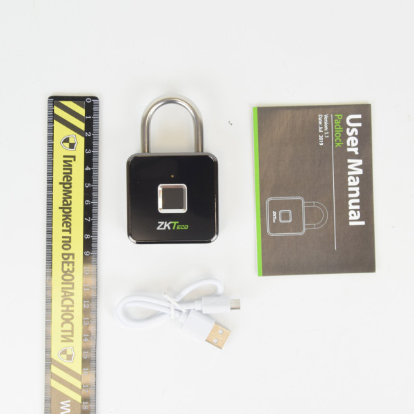 Біометричний замок ZKTeco Padlock зі сканером відбитку пальця
