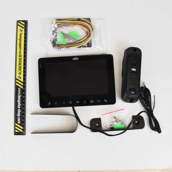Комплект відеодомофона ATIS AD-780MB Kit box: відеодомофон 7" з детектором руху і відеопанель