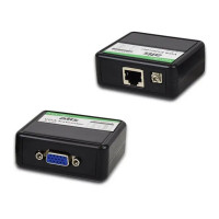 Активний приймач-передавач VGA-відео та аудіо RJ45 до 100 м ATIS VGA Extender