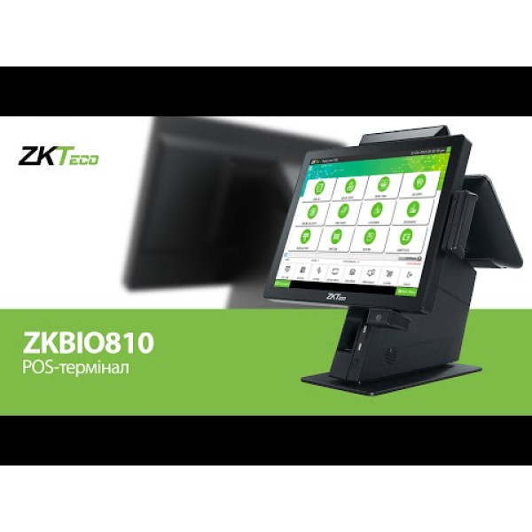 POS-термінал ZKTeco ZKP610 (ZKBio610P)