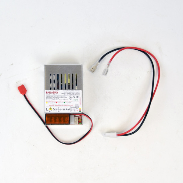 Безперебійний блок живлення Faraday Electronics UPS 20W Smart ASCH ALU під акумулятор 4А/г в алюмінієвому корпусі