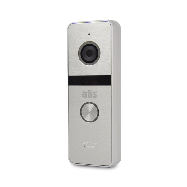 Комплект Wi-Fi відеодомофонa 7" ATIS AD-770FHD/T-Black з підтримкою Tuya Smart + AT-400FHD Silver