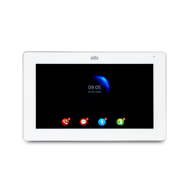 Комплект Wi-Fi відеодомофонa 7" ATIS AD-770FHD/T-White з підтримкою Tuya Smart + AT-400HD Silver