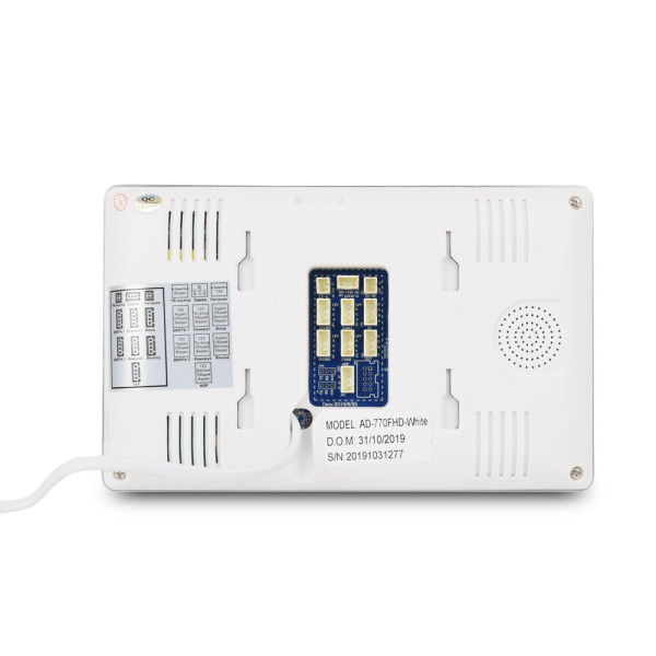 Комплект Wi-Fi відеодомофонa 7" ATIS AD-770FHD/T-White з підтримкою Tuya Smart + AT-400HD Silver