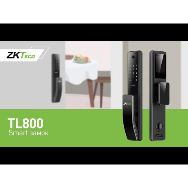 Smart замок ZKTeco TL800 Wi-Fi з OLED екраном, зчитувачем відбитку пальця і карт Mifare