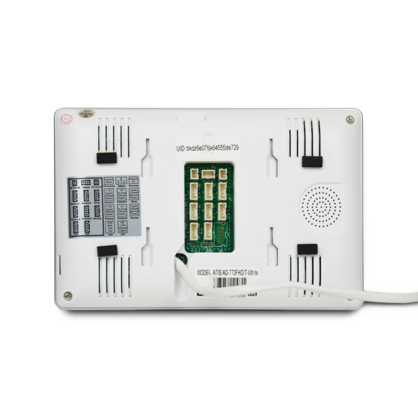 Комплект відеодомофона ATIS AD-770FHD/T-W Kit box: відеодомофон 7" з детектором руху і підтримкою Tuya Smart і відеопанель