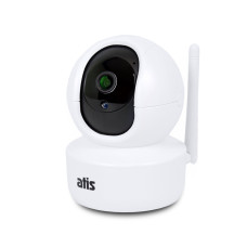 IP-відеокамера поворотна 2 Мп з Wi-Fi ATIS AI-262-3M з вбудованим мікрофоном та динаміком для системи відеоспостереження