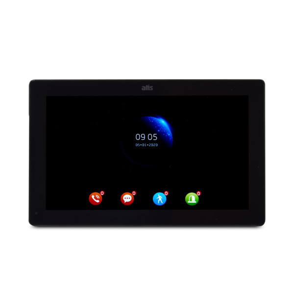 Комплект відеодомофона ATIS AD-1070FHD/T Black з підтримкою Tuya Smart + AT-400FHD Black