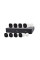 IP комплект відеоспостереження з 8 камерами ZKTeco KIT-8508NER-8P/8- BL-852O38S