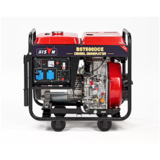 Дизельний генератор BISON BS7500DCE максимальна потужність 5.5 кВт