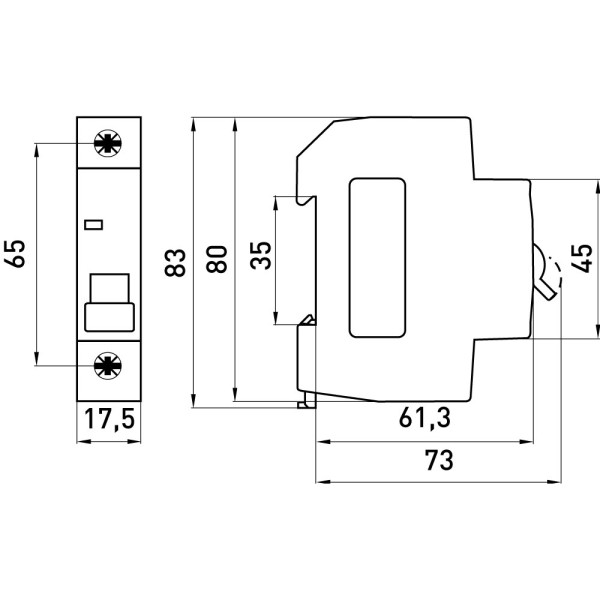 Автоматичний вимикач Lightwell MCB 1P 32A