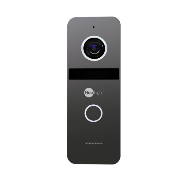 Комплект відеодомофона Neolight KAPPA+ HD / Solo FHD Graphite: відеодомофон 7" з детектором руху і 2 Мп відеопанель