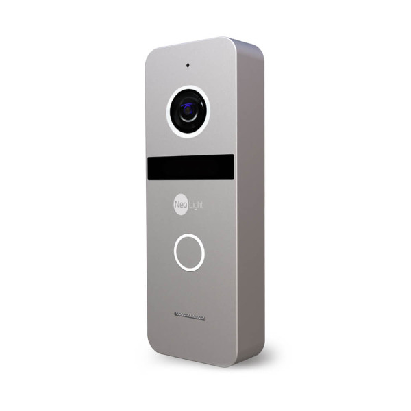 Комплект відеодомофона Neokit FHD PRO B Silverr: відеодомофон 7" з детектором руху і 2 Мп відеопанель