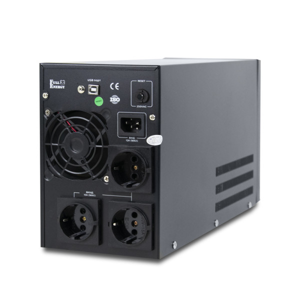 Налаштовуваний online ДБЖ Full Energy BBGP-220/30Pro 2000ВА / 1600Вт з правильною синусоїдою та LCD-дисплеєм