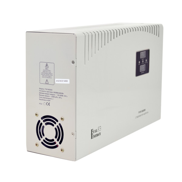 Стабiлізатор напруги Full Energy FVR8000W 8000ВА/4800Вт