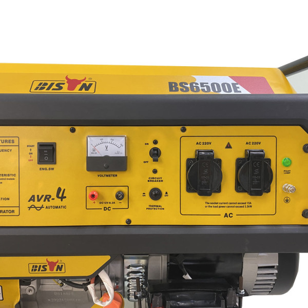 Бензиновий генератор BISON BS6500E
