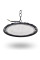 Світильник світлодіодний Lightwell ZY-UFO21-65K-100W SMD підвісний 100W