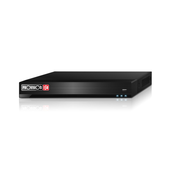 IP-відеореєстратор 16-канальний з PoE Provision-ISR NVR12-16400PFAN(1U) з розпізнаванням облич для систем відеоспостереження