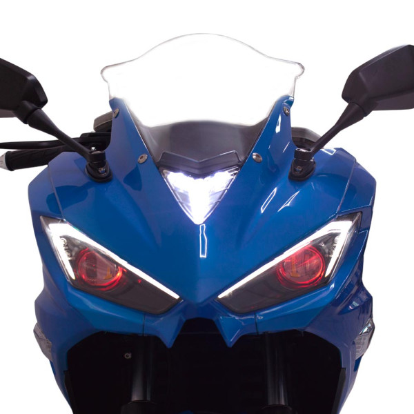 Електроскутер TV6 Wuxi Electric 3000W 72V 60Ah blue