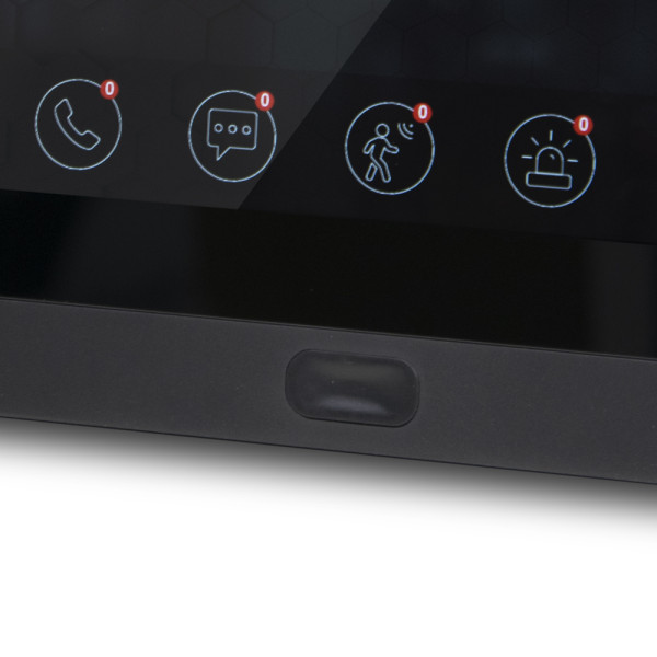Комплект Wi-Fi відеодомофонa 7" BCOM BD-760FHD/T Black з підтримкою Tuya Smart + BT-400HD-AC Black