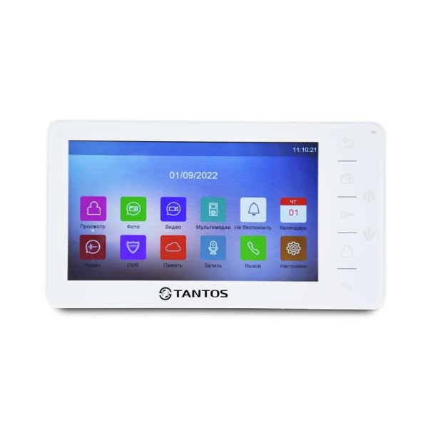 Комплект відеодомофону Tantos Prime HD 7" (White) + Tantos Triniti HD