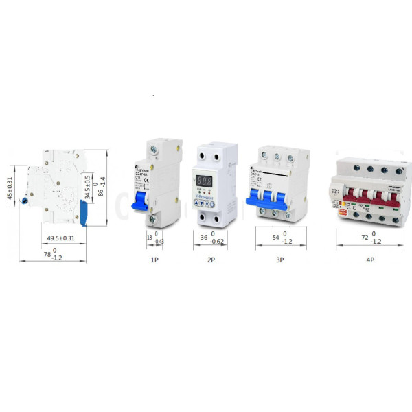 Пристрій захисту від перепадів напруги Lightwell LD-40 2P 1000V