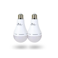 Комплект із двох ламп LED Lightwell BS2C3 12 Вт Е27 з вбудованим акумулятором