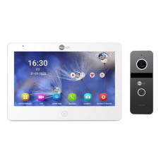 Комплект Neolight NeoKIT IP Pro WF 10: IP відеодомофон 10.1" з Wi-Fi та 2 Мп IP відеопанель