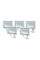 Комплект із 5 світлодіодних прожекторів Lightwell 50W з датчиком руху (LW-FL-W-50-S)