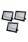 Комплект із 3-х прожекторів світлодіодних Lightwell LW-FL-B-150 150 W