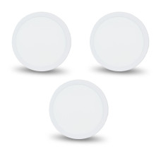 Комплект із 3-х світильників світлодіодних LIGHTWELL LW-R-SFR-12 12 W коло, накладний