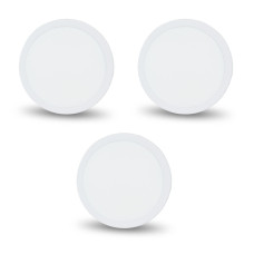 Комплект із 3-х світильників світлодіодних LIGHTWELL LW-R-SFR-18 18 W коло, накладний