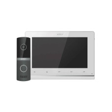 Комплект відеодомофон і панель виклику AVD-7123 (2Mpx) TFT white+graphite