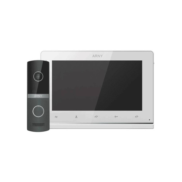 Комплект відеодомофон і панель виклику AVD-7123 (2Mpx) TFT white+graphite