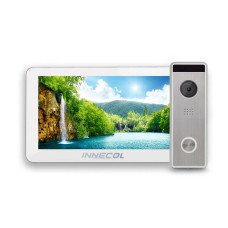 Комплект відеодомофона INNECOL Amelie HD (White) + Tantos Triniti HD