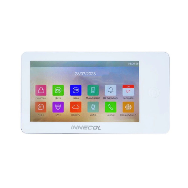 Комплект відеодомофона INNECOL NEO HD (white) + Tantos Triniti HD