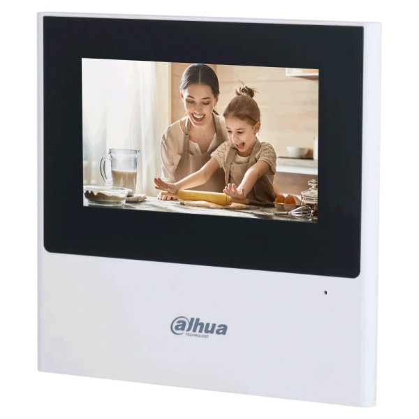 Комплект відеодомофона Dahua DHI-VTH2611L-WP + DHI-VTO2111D-P-S2 з Wi-Fi та зчитувачем Mifare