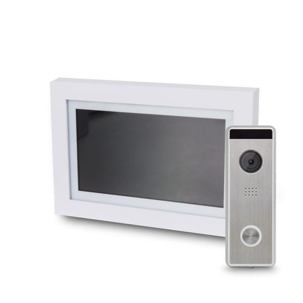 Комплект відеодомофона ARNY AVD-770 ArtLine WiFi зі змінними рамками + Tantos Triniti HD
