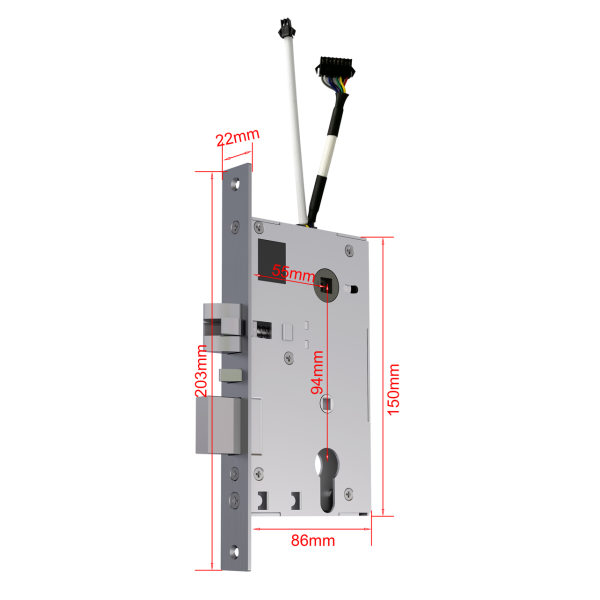 Электронный RFID замок для гостиниц, отелей и хостелов SEVEN LOCK SL-7730