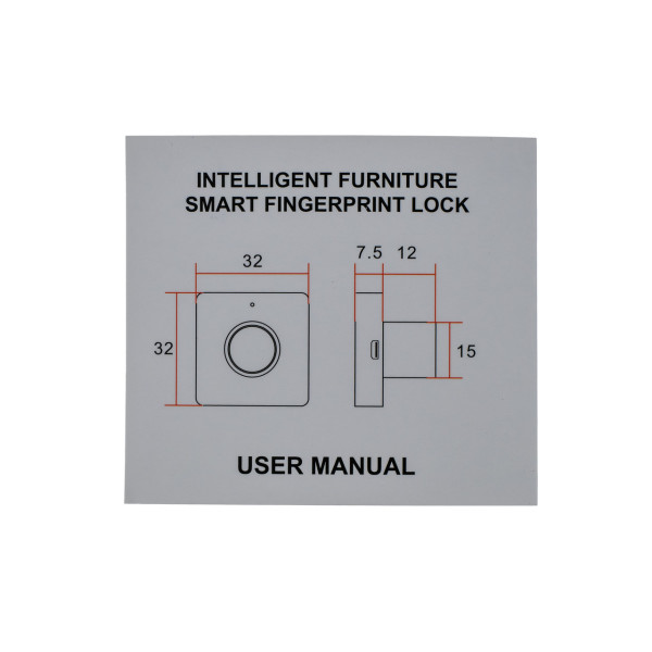Мебельный биометрический замок SEVEN LOCK F-08