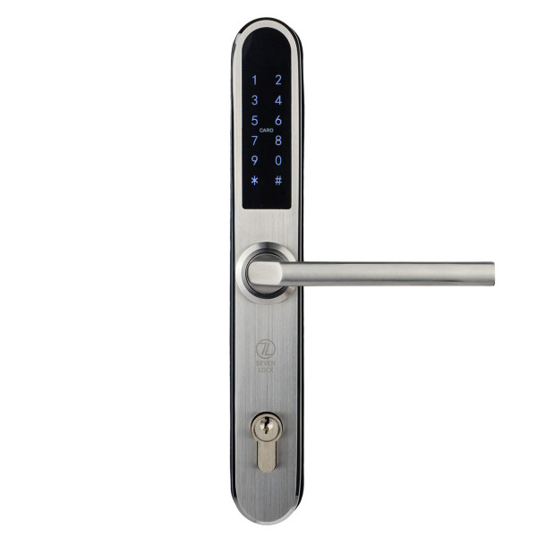 Умный дверной замок SEVEN LOCK SL-7761B silver