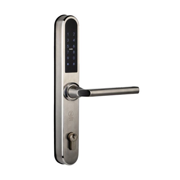 Умный дверной замок SEVEN LOCK SL-7761B silver