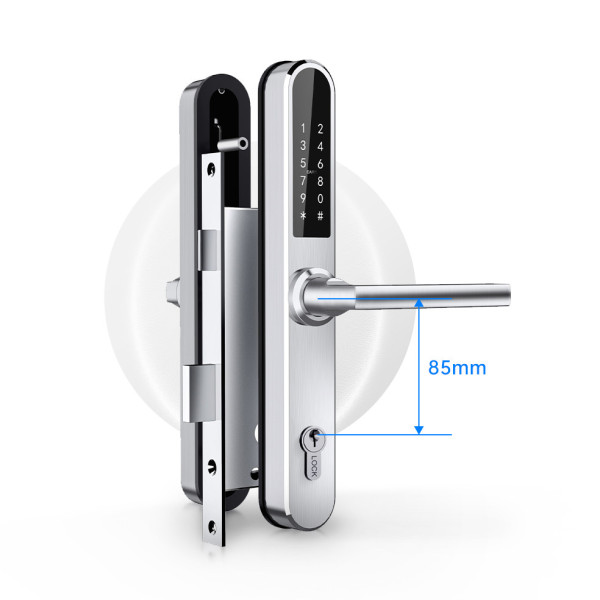 Умный дверной замок SEVEN LOCK SL-7761B silver