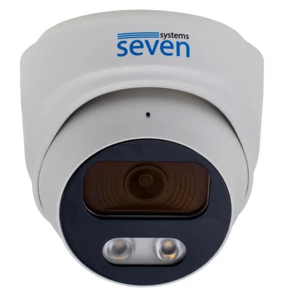 IP-видеокамера 2 Мп Full Color уличная/внутренняя SEVEN IP-7212PA-FC 2,8 мм