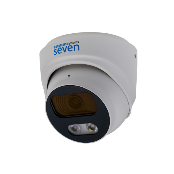 IP-видеокамера 2 Мп Full Color уличная/внутренняя SEVEN IP-7212PA-FC 2,8 мм