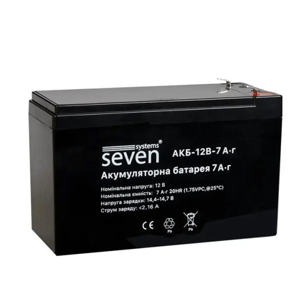 Аккумуляторная батарея SEVEN 12В/7Ач