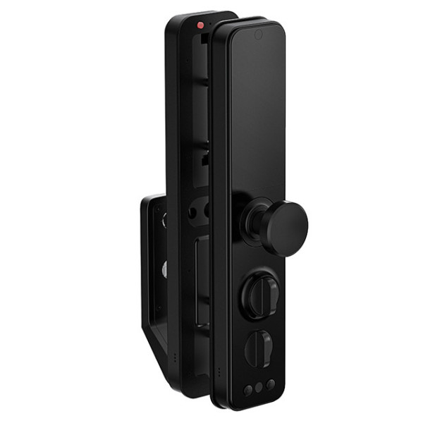 Умный дверной биометрический замок SEVEN LOCK SL-7769BF black (врезная часть 6068)