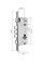 Умный дверной биометрический замок SEVEN LOCK SL-7769BF black (врезная часть 6068)