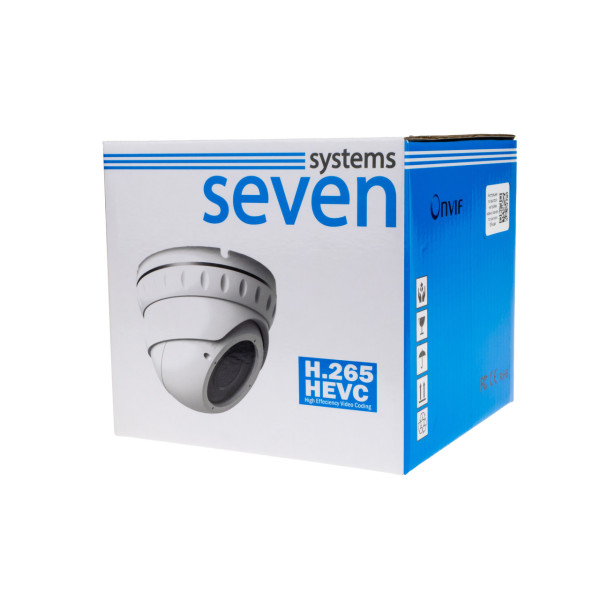 Вариофокальная IP-видеокамера 4 Мп уличная SEVEN IP-7234PA 2,8-12 мм