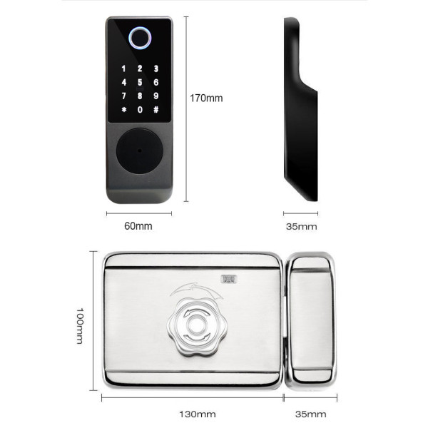 Умный биометрический замок SEVEN LOCK SL-7770BF
